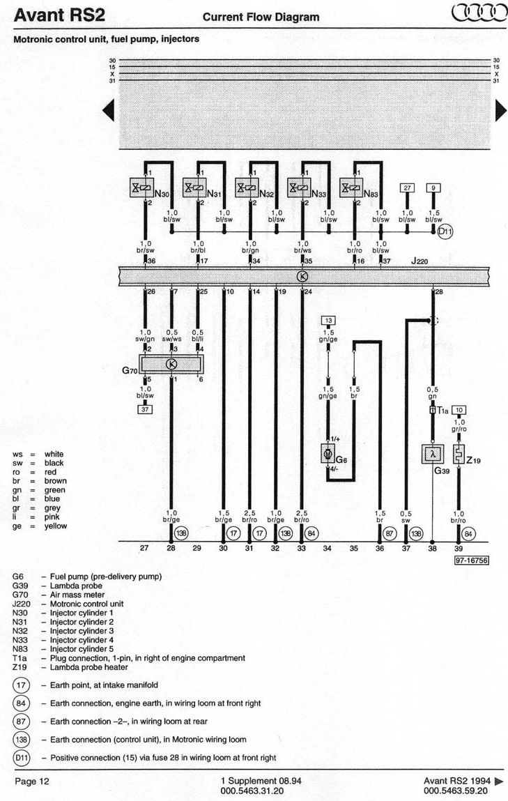 5 Pin Mass Air Flow Sensor Wiring Diagram from 12v.org