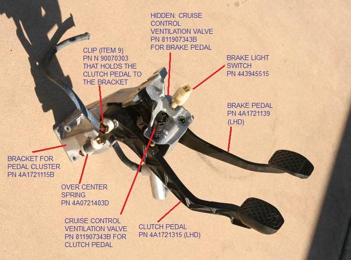 Brake Switch A4 B6 Clean To Avoid Abs And Traction Control Light On Dash Audiworld Forums