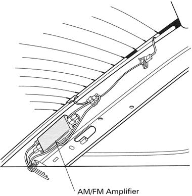 AM FM antenna amplifier
