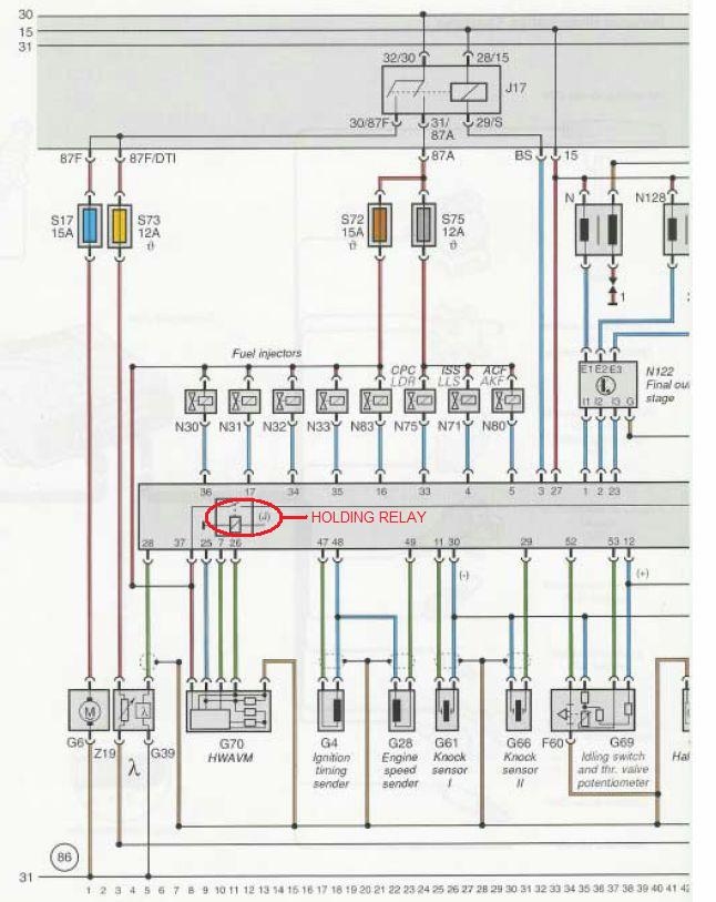 Testing for Switched Power at the C4 J17 FP relay ... sw tachometer wiring diagram 